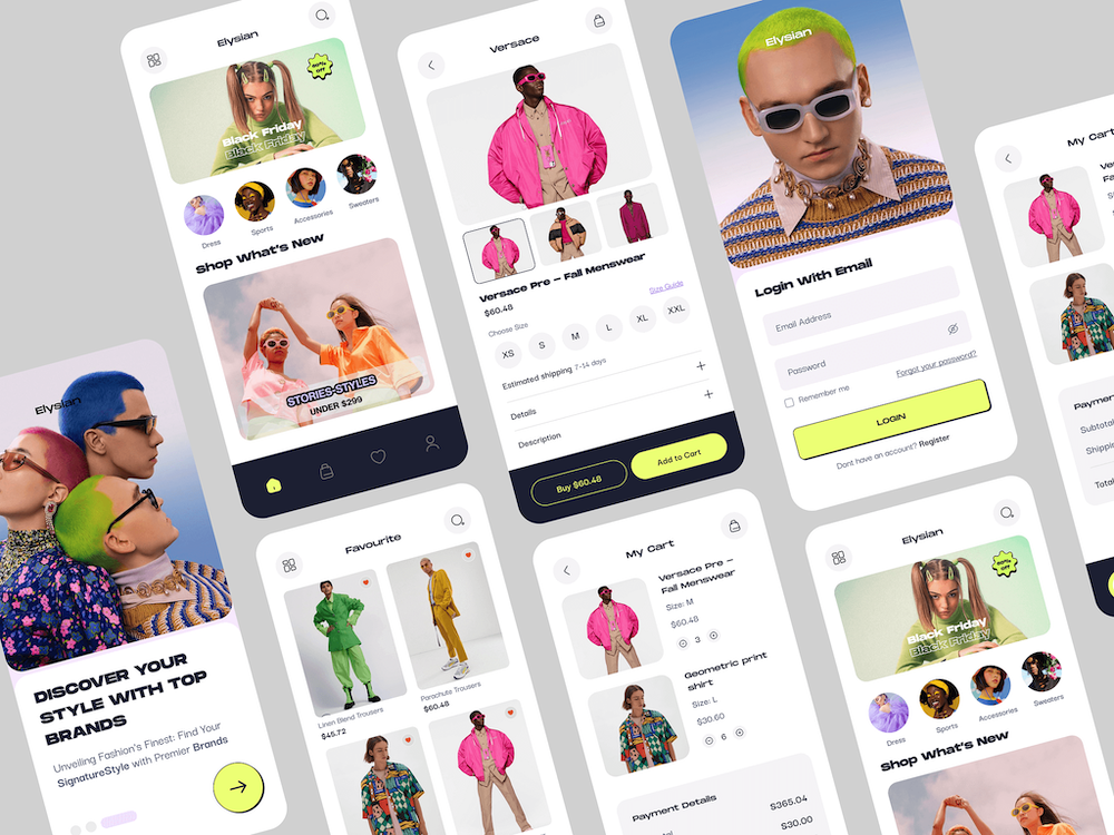 Online store design